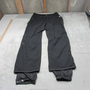 Burton Snow Pants Womens Medium Black Insulated Storm Waterproof Winter 30x28